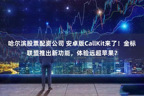 哈尔滨股票配资公司 安卓版CallKit来了！金标联盟推出新功能，体验远超苹果？